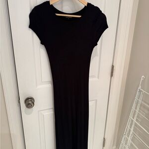 Club Monaco Black ribbed stretchy Dress